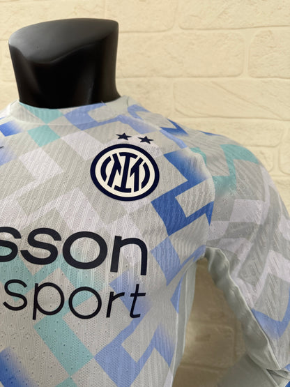 2025-26 Inter Milan Away Long Sleeve Player Version Jersey
