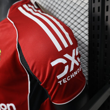 2025-26 Manchester United Home Player Version Jersey - Men's