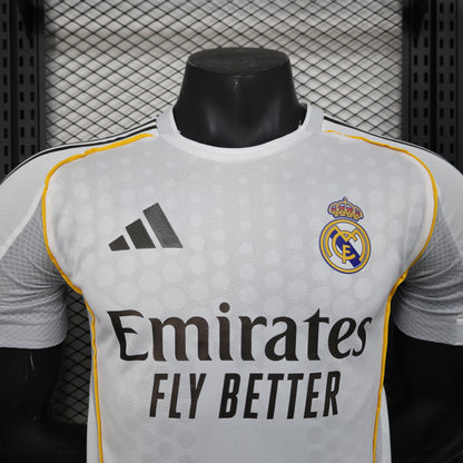 2025-26 Real Madrid Home Player Version Jersey - Men's
