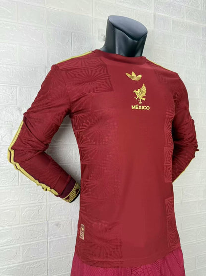 2025-26 Mexico Gold Cup Red Player Long Sleeve