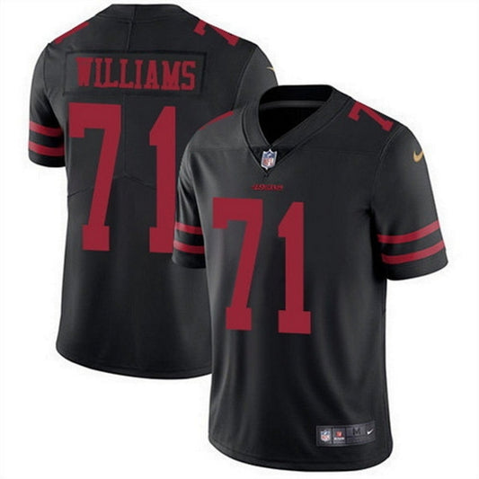 San Francisco 49ers Trent Williams #71 black Jersey