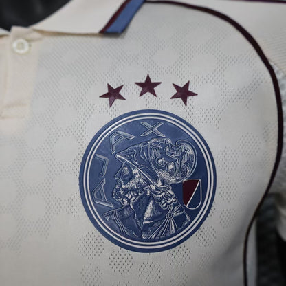 2025-26 Ajax Away White Player Version Jersey-Men's