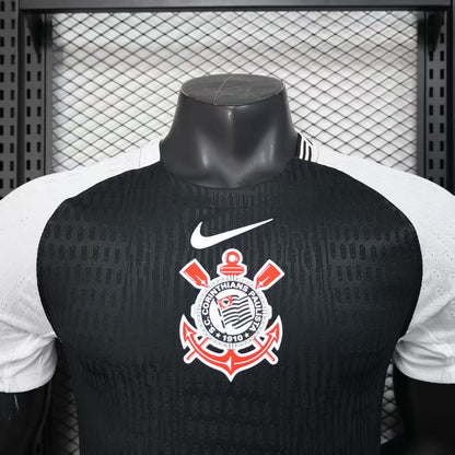 2025-26 Corinthians Away Black Player Version Jersey - Men's
