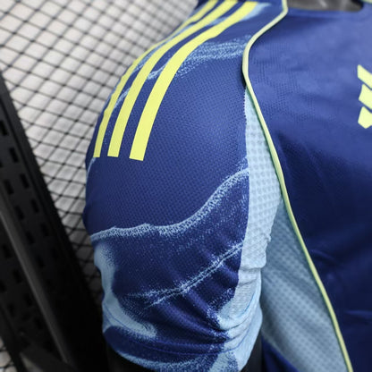 2025-26 Ajax Away Blue Player Version Jersey - Men's