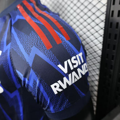 2025-26 Arsenal Second Away Blue Player Version Jersey - Men's