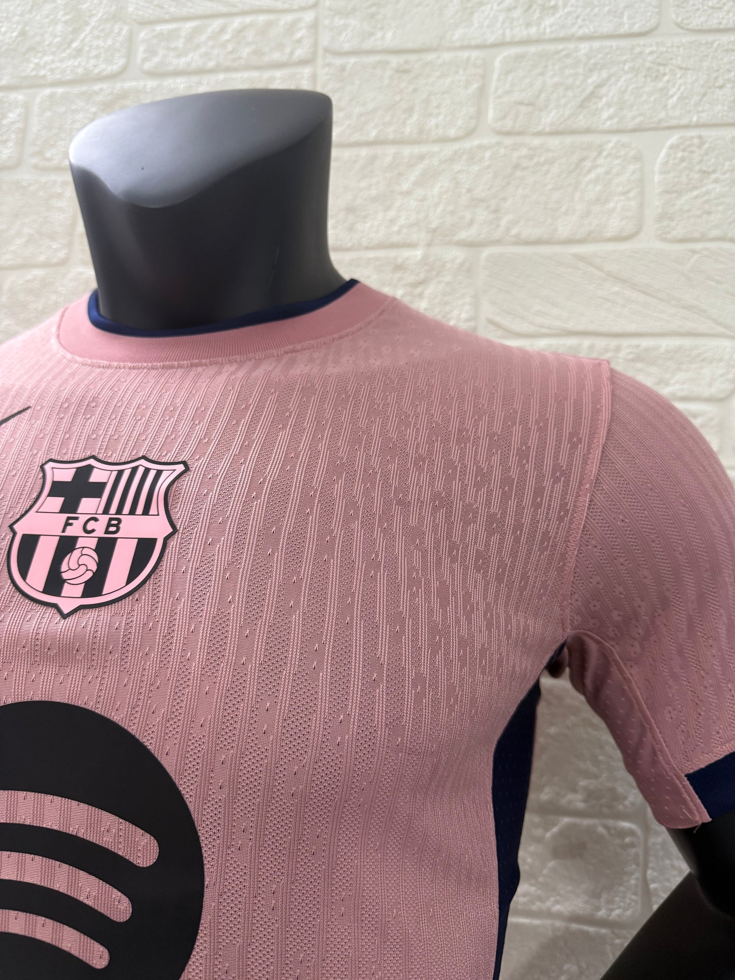 2025-26 Barcelona Pink Player Edition Jersey