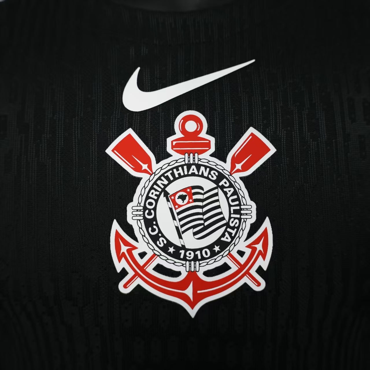 2025-26 Corinthians Away Black Player Version Jersey - Men's