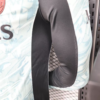 2025-26 AC Milan Long Sleeve Player Version Jersey - Men's