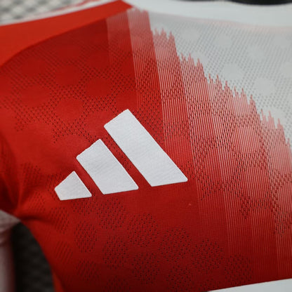 2025-26 Bayern Munich Home Long Sleeve Player Version Jersey - Men's