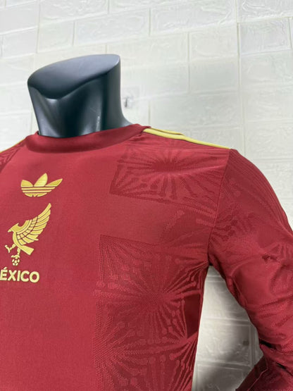 2025-26 Mexico Gold Cup Red Player Long Sleeve