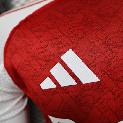 2025-26 Arsenal Home Player Version Long Sleeve Jersey - Men's