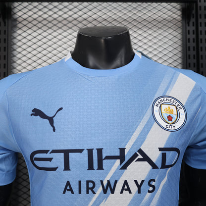 2025-26 Manchester City Home Player Version Jersey - Men's
