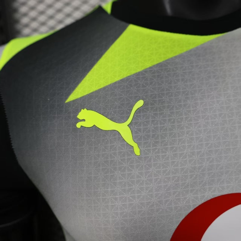 2025-26 Dortmund Second Away Fluorescent Green Player Version Jersey-Men's