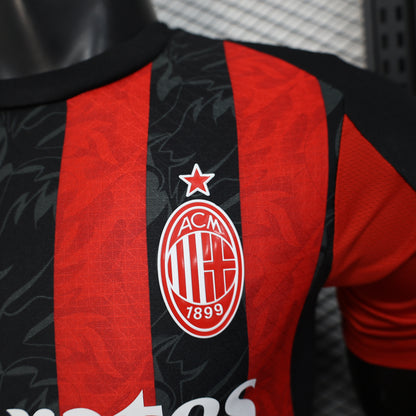 2025-26 AC Milan Home Player Version Jersey - Mens