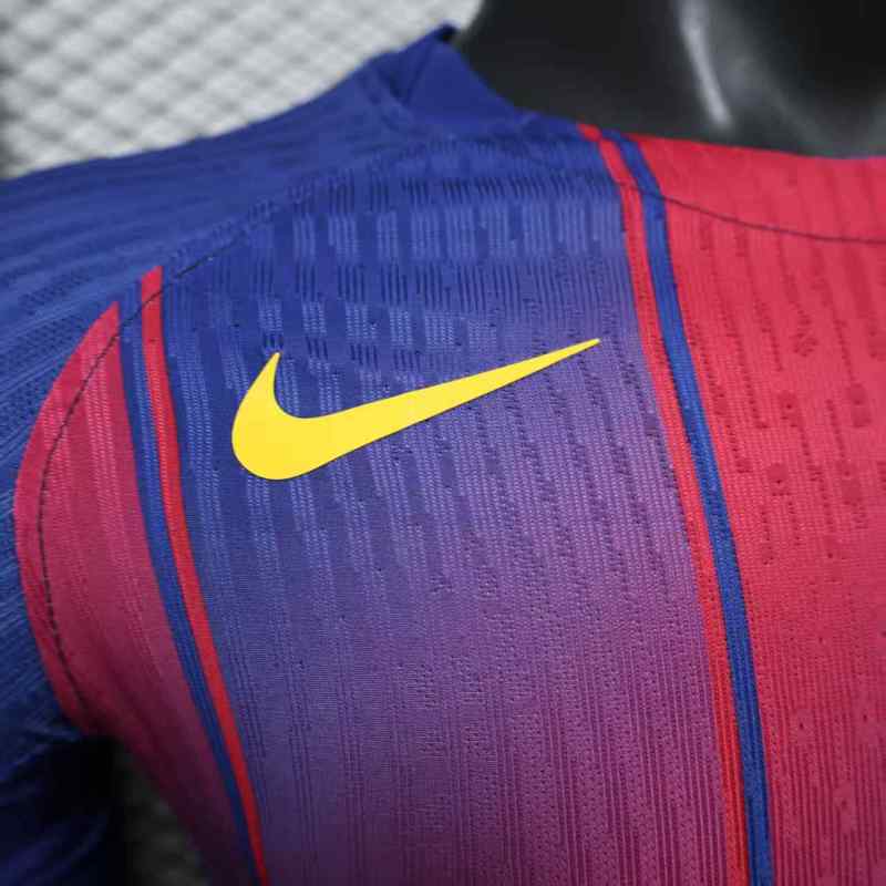 2025-26 Barcelona Home Player Version Jersey - Men's No Chest Logo