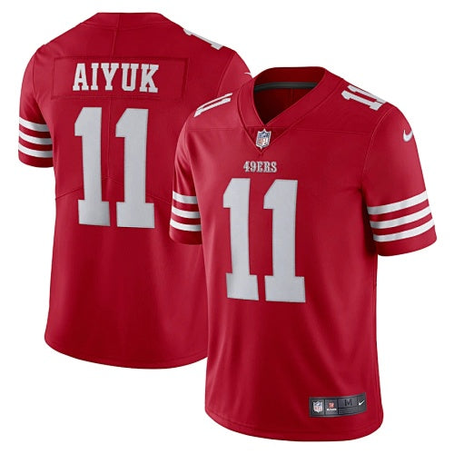 San Francisco 49ers Brandon Aiyuk #11 red Jersey