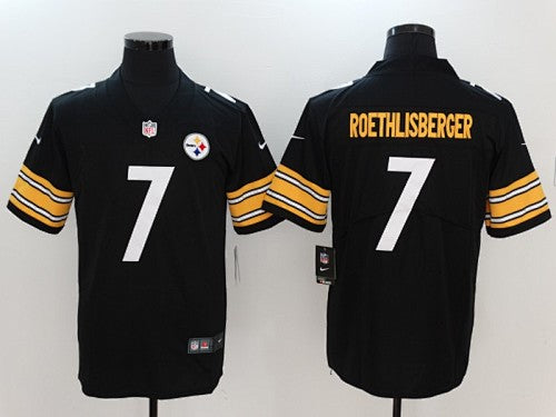 Ben Roethlisberger #7 Pittsburgh Steelers black Jersey