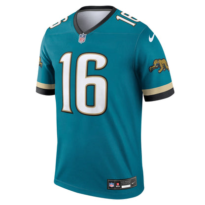 Trevor Lawrence Jacksonville Jaguars Nike Prowler Throwback Legend Jersey - Teal