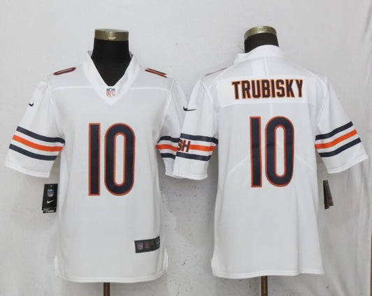 Men's Chicago Bears Mitchell Trubisky Jersey-White