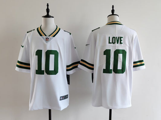 Men's Green Bay Packers Jordan Love Nike Jersey -  White