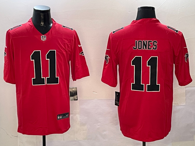 Men's Atlanta Falcons Julio Jones Jersey-Red