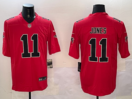 Men's Atlanta Falcons Julio Jones Jersey-Red