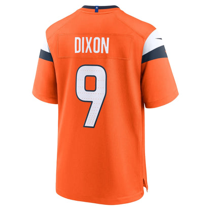 Riley Dixon Denver Broncos Nike Team Game Jersey -  Orange