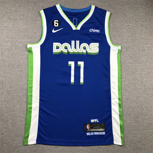 Dallas Mavericks Kyrie Irving #11 2023 City Edition Swingman Jersey — Embroidered