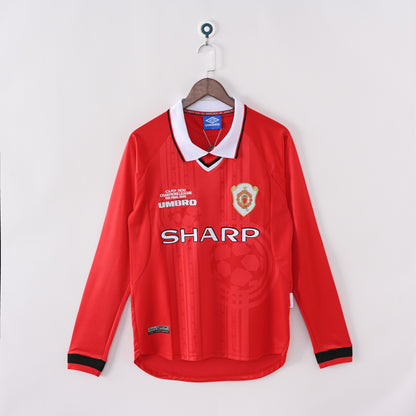 1999 Manchester United Home Long Sleeve