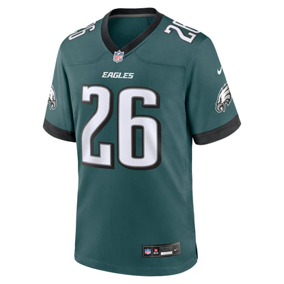 Saquon Barkley Philadelphia Eagles Nike Game   Jersey - Midnight Green