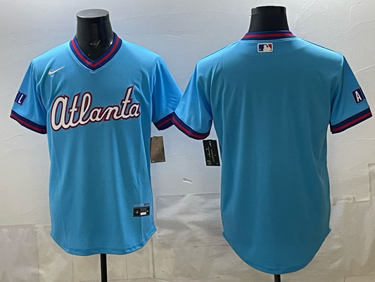Men's Atlanta Braves Powder Blue 2026 City Connect Stadium Jersey