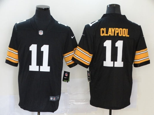 Men's Pittsburgh Steelers Chase Claypool Nike Jersey -  Black-No team logo
