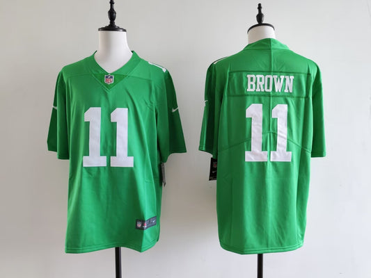Men's Philadelphia Eagles A.J. Brown Nike Jersey-green-Digital without black borders