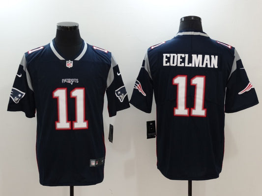 Men's New England Patriots Julian Edelman Jersey-Blue