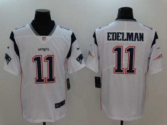 Men's New England Patriots Julian Edelman Jersey-White