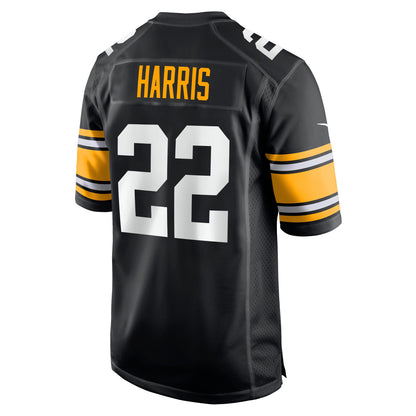 Najee Harris Pittsburgh Steelers Nike Game   Jersey - Black