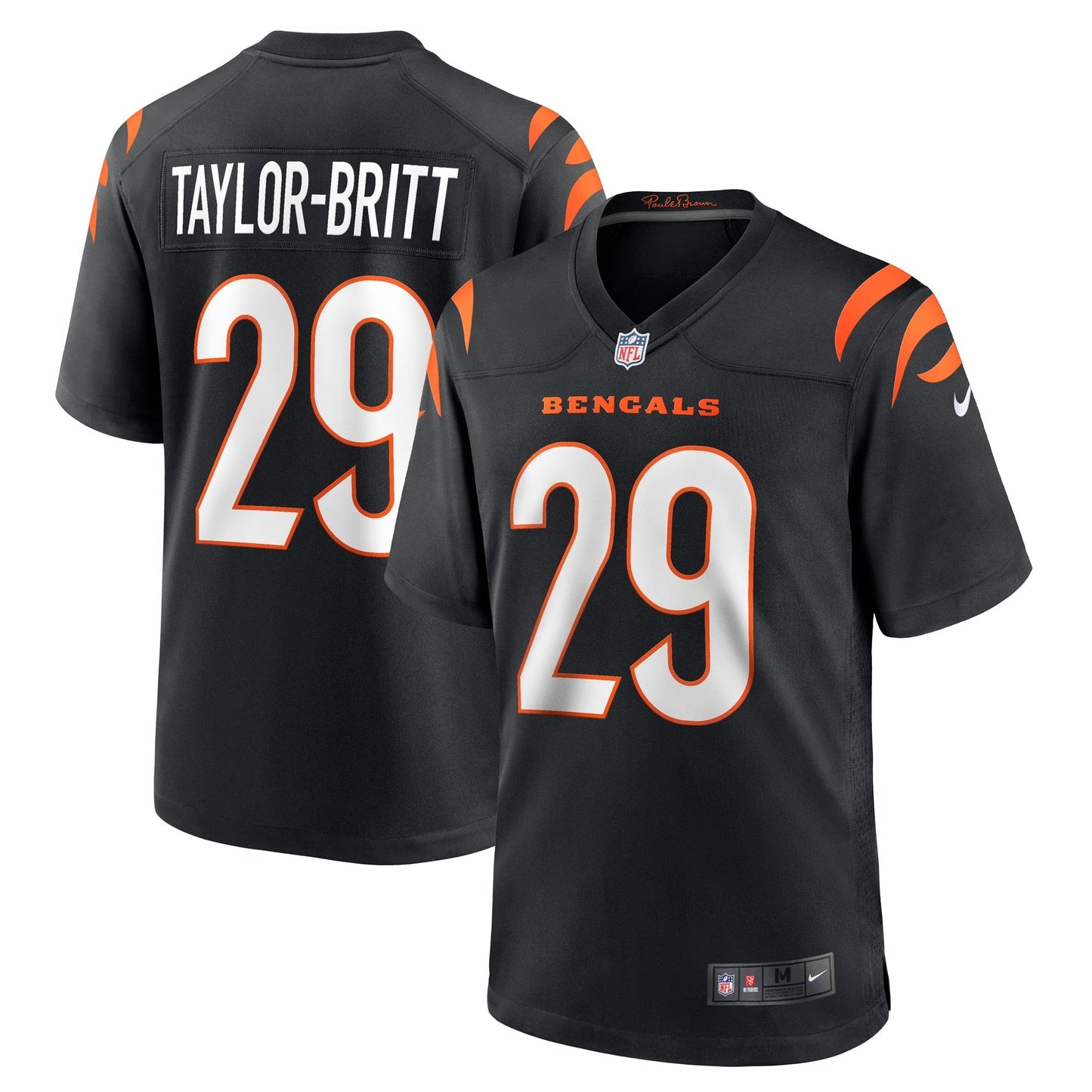 Cam Taylor-Britt Cincinnati Bengals Nike Game   Jersey - Black