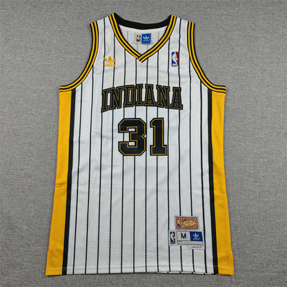 Indiana Pacers Reggie Miller #31 Throwback — Embroidered Jersey
