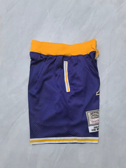 Los Angeles Lakers Purple Retro Pocket Shorts