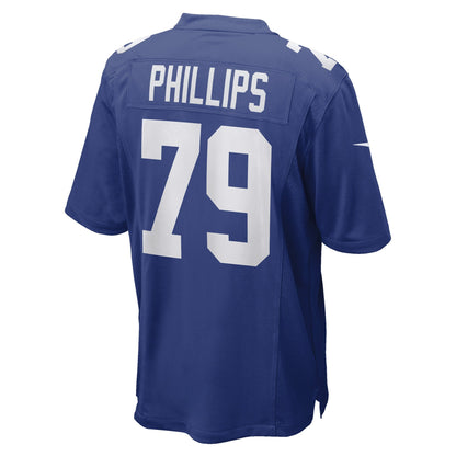 Tyre Phillips New York Giants Nike Game   Jersey - Royal