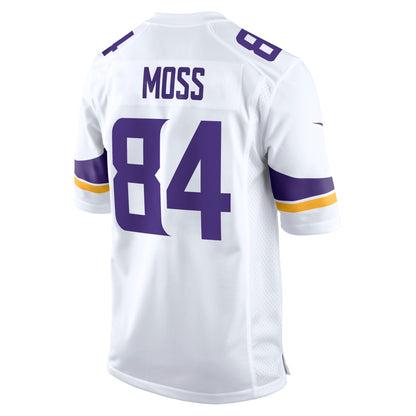 Randy Moss Minnesota Vikings Nike Retired   Game Jersey - White