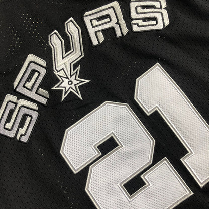 Tim Duncan Throwback San Antonio Spurs Black 21 MN