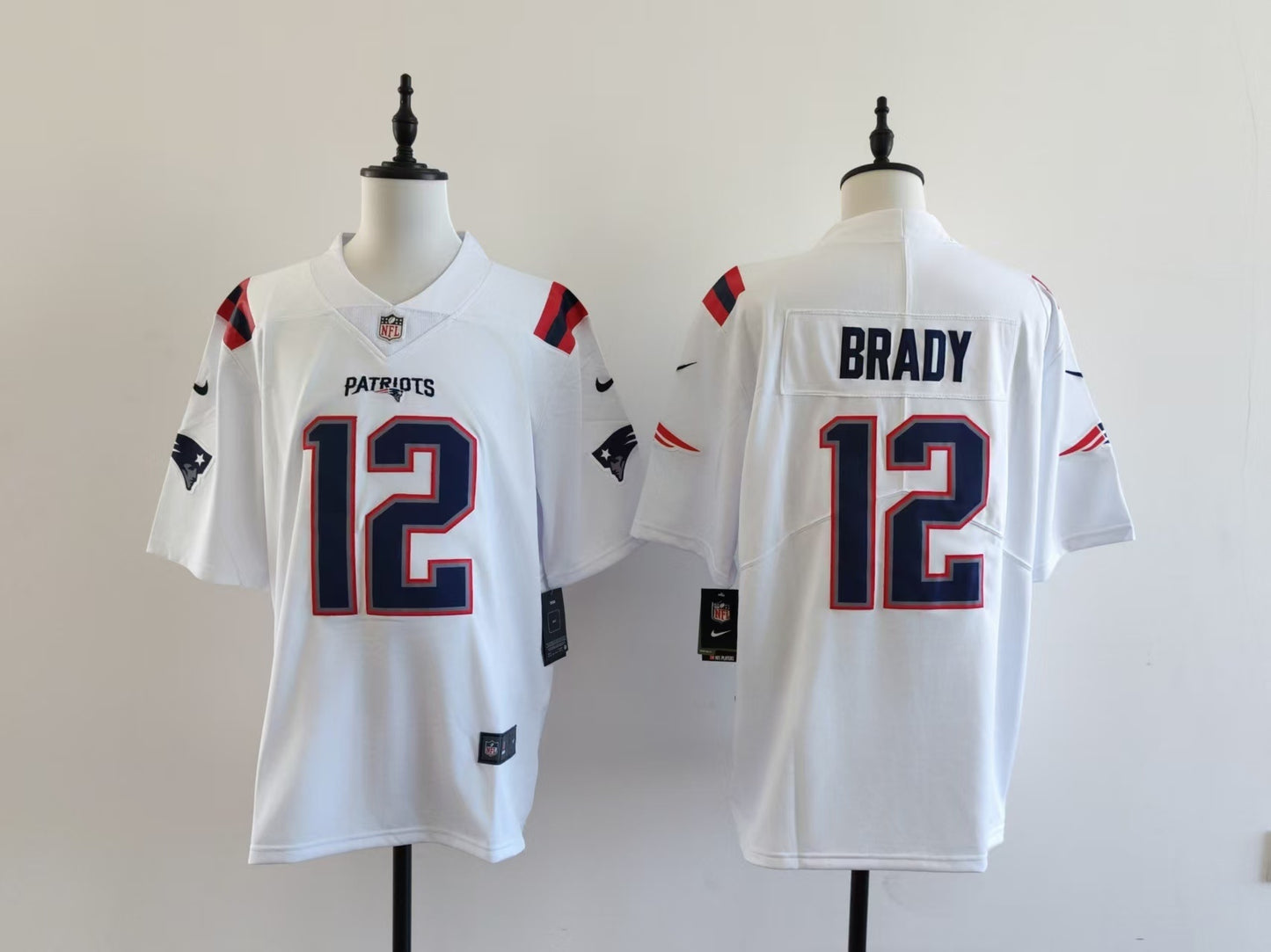 Men's New England Patriots Tom Brady Jersey-White