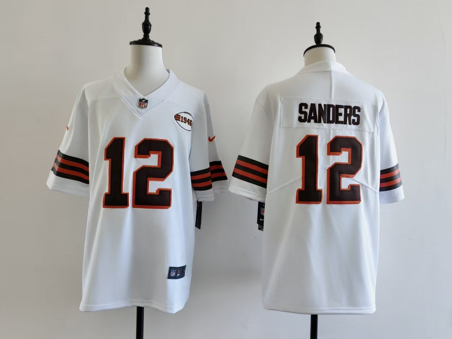Men's Cleveland Browns Shedeur Sanders Jersey-White