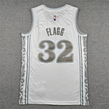 Dallas Mavericks Cooper Flagg #32 2025 City Edition Swingman Jersey — Embroidered