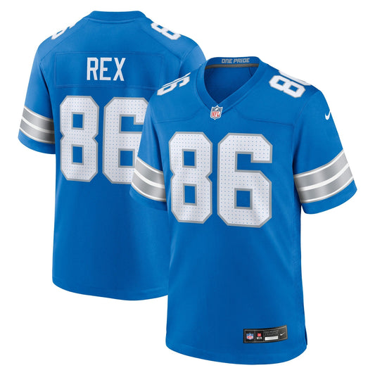 Isaac Rex Detroit Lions Nike Game Jersey -  Blue