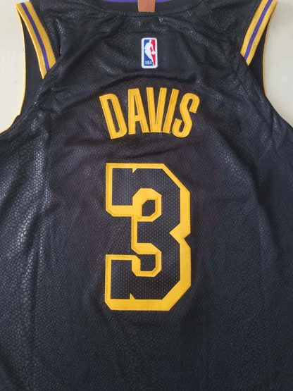 Anthony Davis Los Angeles Lakers Black City Edition Jersey