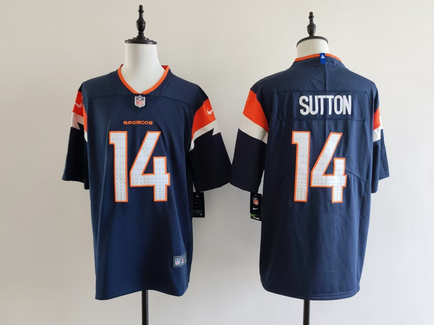 Men's Denver Broncos Courtland Sutton Jersey-Blue