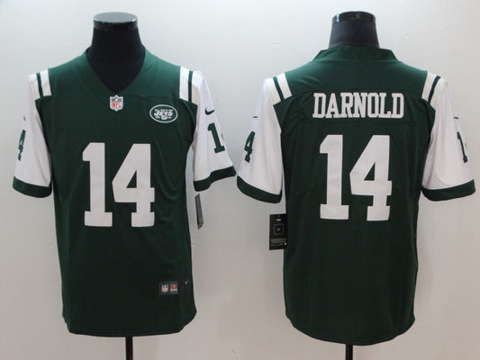 Men's New York Jets Sam Darnold Jersey-Green