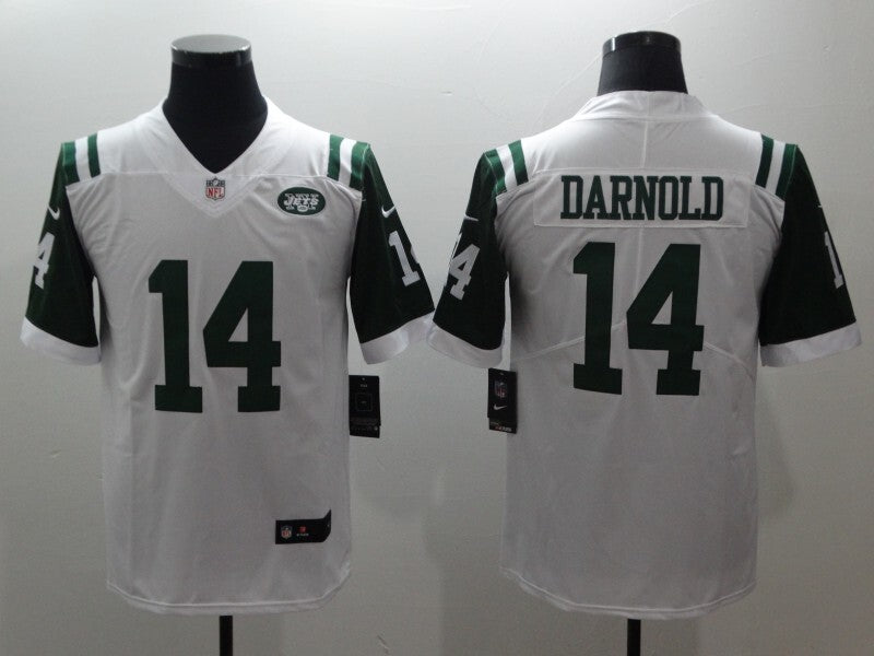 Men's New York Jets Sam Darnold Jersey-White